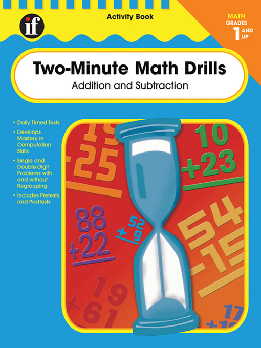 Title details for Two-Minute Math Drills, Grades 1 - 3 by Carson Dellosa Education - Available
